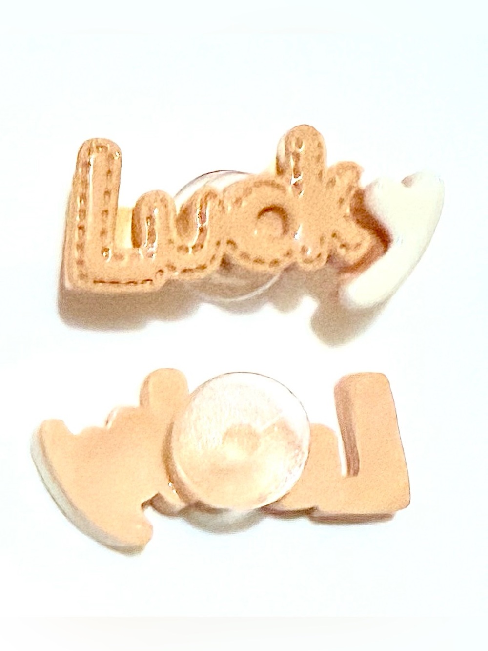 2 Lucky Glossy Resin Croc Charms Jibbit Shoe Charm Disney Croc Charms